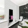 Towel rail black