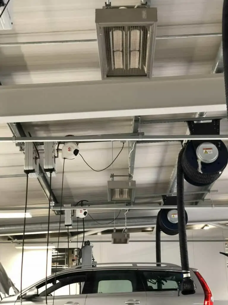 Herschel infrared workshop heaters