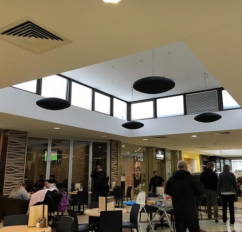 Herschel heaters chosen for shopping mall