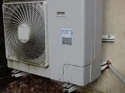 Heat pump external compressor