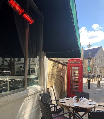 Heating Alfresco Restaurant in London