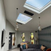 Krystal Black recess ceiling installation