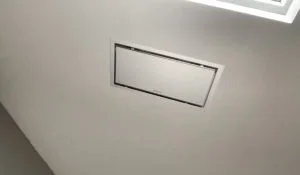 Krystal White recess ceiling installation