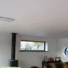 Krystal White recess ceiling installation in living room
