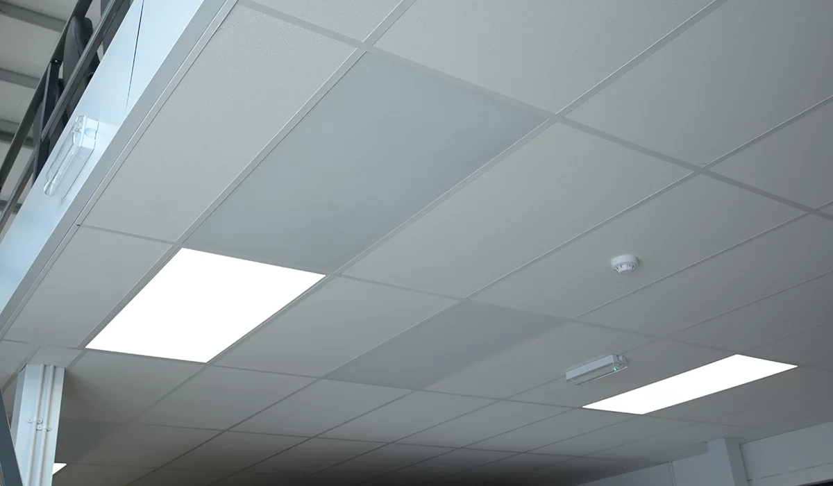 Herschel Comfort Ceiling Tile installed in an office