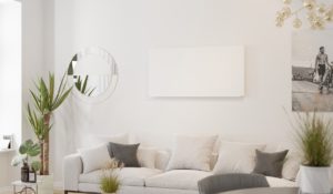 Comfort White in a Living Room