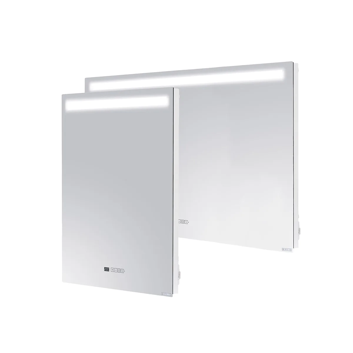 Select XLS Heated Bathroom Mirror with LED Lights and integrated controls