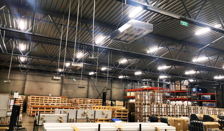 Infrared Factory Heating for Kingspan