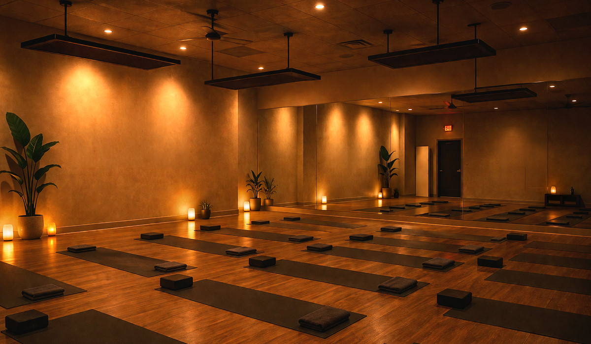 Hot Yoga Studio Installation